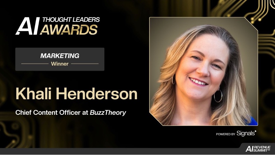 Khali Henderson Named AI Marketing Thought Leader at the AI Revenue Summit