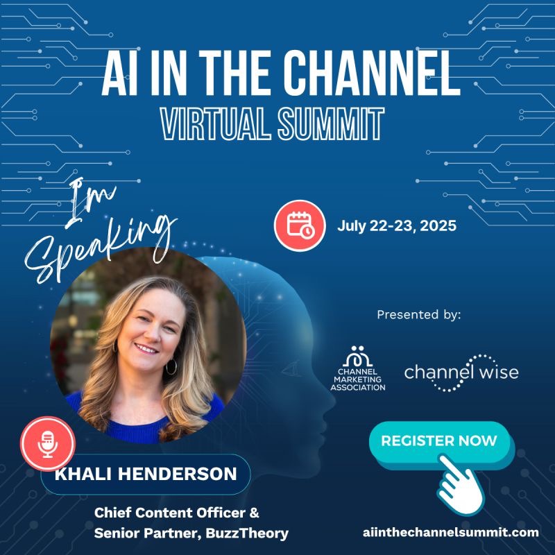 Khali Henderson to speak at the AI in the Channel Virtual Summit